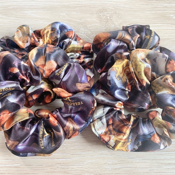 Yellowstone silk scrunchies - Picture 1 of 4